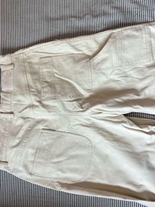 ZARA beige cargo-style trousers