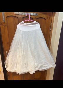 White Net CanCan for Lehenga