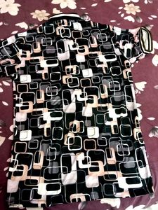 Abstract Print Shirt