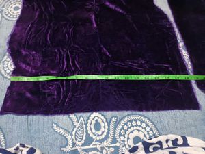 purple velvet fabric