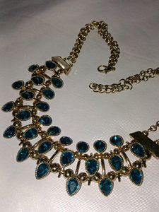 Blue Kundan Necklace