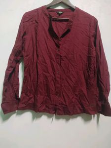 Roadster Maroon Top For Women