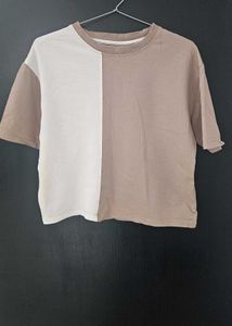 Two-Tone Casual T-Shirt