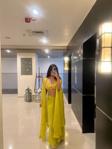 Lime Yellow Embroidered Set