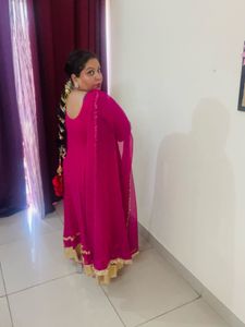 Pink Anarkali Suit