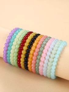 Colorful Beaded Bracelets - Set of 6 random