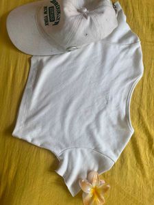 White Baby Tee