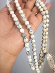 Howlite Crystal Positivity Mala