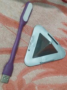 Laptop Light, Triangle Shape Mobile Stand