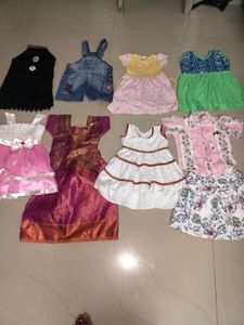 Combo Of 8 Baby Girl Dress