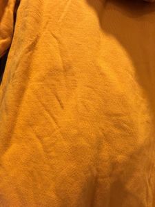 Zudio &#39;Fierce Mind&#39; Mustard Hoodie