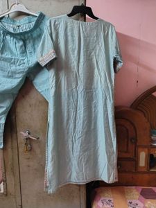 Embroidered Kurta with Salwar