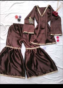 Brown Kurta Set