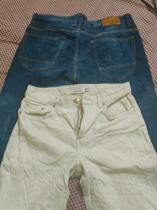 1 Pair of Jeans( 2 Jeans ) ,