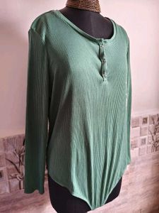 🎁Buy 1, Get 1 Free🎁XL/ 2XL Green Bodysuit Top