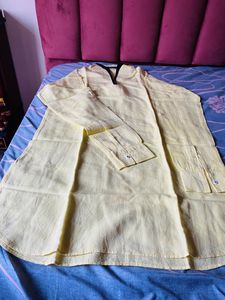 Pure Cotton Kurta For Men