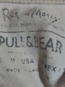 Pull And Bear Cream Printed T Shirt