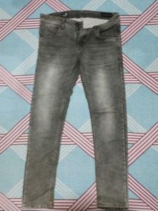 Stylish Grey Denim Jeans