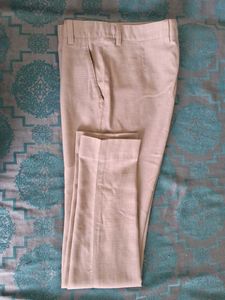 Beige Casual Pants