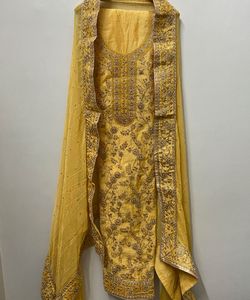 Heavy Embroidery Partywear Suit