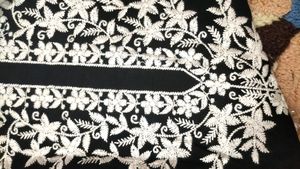 Lucknowi Embroidery Block Pure Cotton Suit