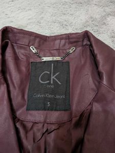 Burgundy Calvin Klein Blazer