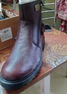 Stylish Brown Leather Boots