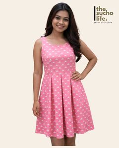 Cute Pink Skater Dress | Women