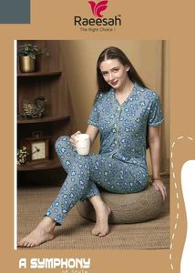 RaeEsah Women's Printed Pyjama Set