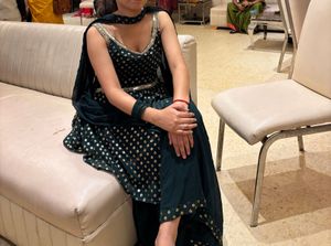 Dark Green Gharara