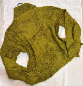 🎁Buy1 Get1 Free Olive Green Turtleneck Sweater C