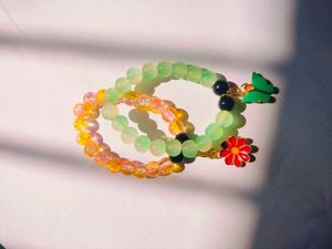 Charm Beaded Bracelets Combo Of 2