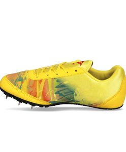 Nivia Zion-1Running Spikes Shoes-Yellow