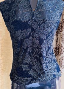 High Neck Sleevless Top