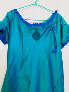 Vintage Blue Maxi Dress