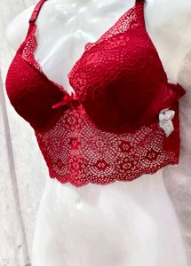 1011. Red Lace Bralette