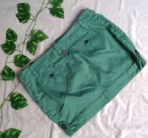 Green Mini Skirt
