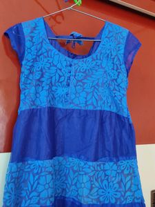Neted A Line kurti Set