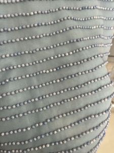 Blue Embellished Party Top