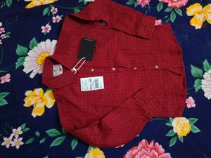 Red Dotted Shirt