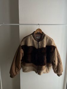 Brown Faux Fur Puffer OVERSIZED Jacket
