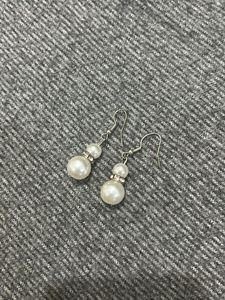 White Pearl Coloured Earring