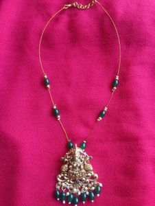 Big Size Laxmi Pendent Invisible Chain