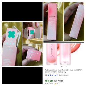 3 Rom&amp;nd Gloss &amp; Peripera Lip Bundle