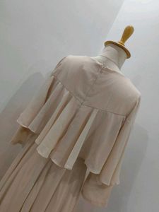 Elegant Beige Maxi Dress