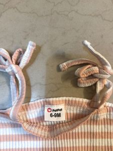 Ribbed Crop Top &amp; Bell Bottom Set