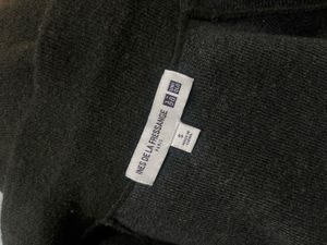 UNIQLO Double-Breasted Knit Blazer Type Sweater