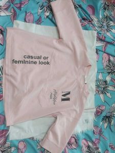Pink Graphic Print Top