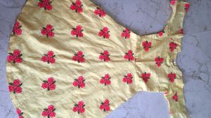 High-low Dress With Plazzo Pant