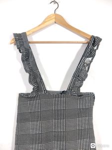 Ketch Black Embossed Dungree Dress (Women&#39;s)